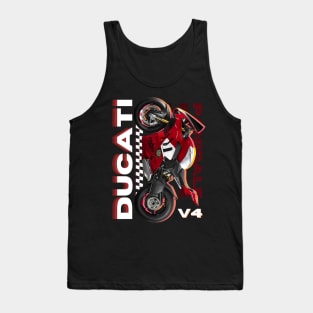 Red Ducati Panigale Tank Top